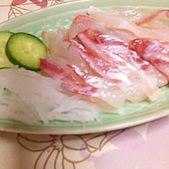 鯛の刺身